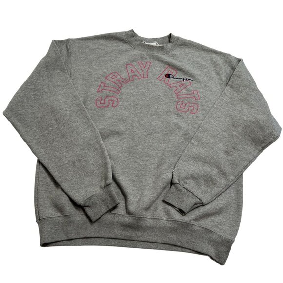Stray Rats Champion Crewneck in Gray - Picture 1 of 3